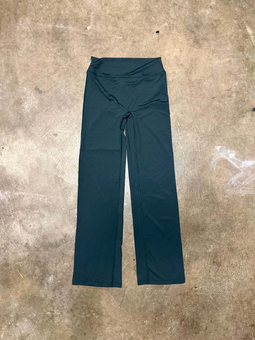 Nike Skims Dri-Fit Fold Over Cotton Jersey Pants Size L Spruce
